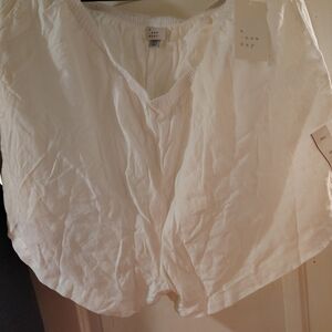 A New Day White Blouse